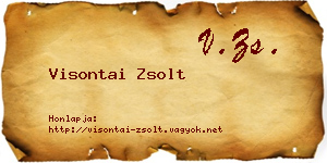 Visontai Zsolt névjegykártya